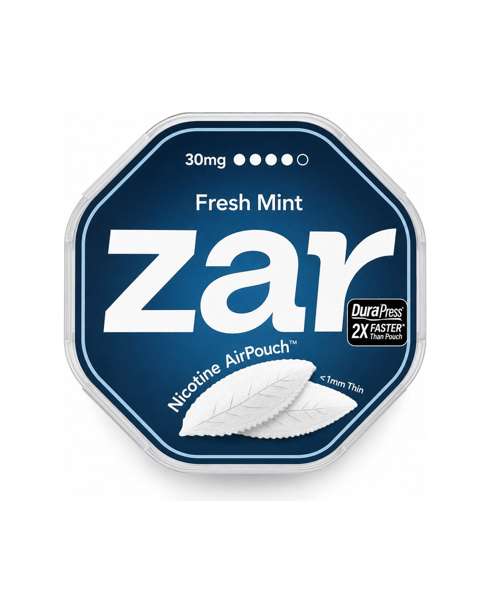 ZAR AirPouch Fresh Mint 30mg (previous creative)